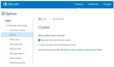 Office 365’s ‘Clutter’ Learns Your Inbox Habits to Tamp Down on Distractions