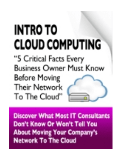 Intro to Cloud Computing